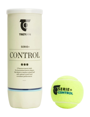 Balle de Tennis Tretorn Série+ Control 3 Tube (Carton 24x3)