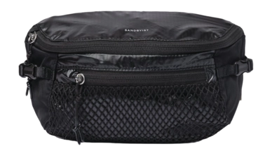 Schultertasche Sandqvist Lo Unisex Black