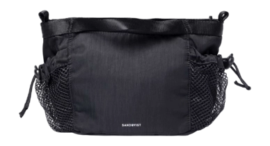 Schultertasche Sandqvist Stevie Unisex Black