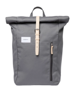 Sac à Dos Sandqvist Dante Stone Grey with Natural leather