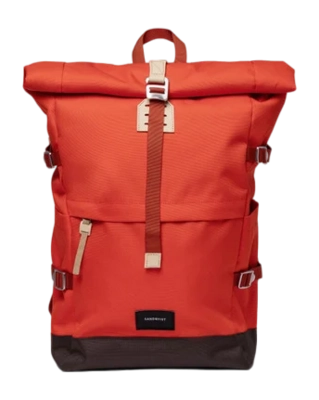 Orange rucksack on sale