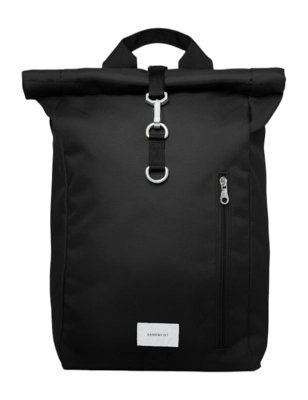 Sac à Dos Sandqvist Ground Rolltop Black With Black Webbing L