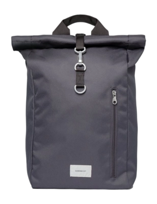 Sac à Dos Sandqvist Ground Rolltop Asphalte Avec Webbing Black L