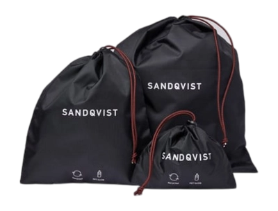 Opberghoes Sandqvist Items Pack Bags Black (Set van 3)