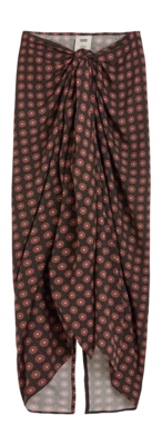 Sarong OAS Women Coffee Lumo Cyan