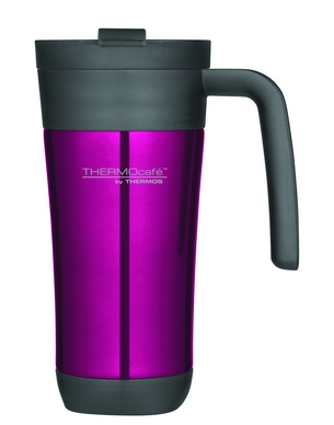 Thermal Cup Thermos Travel Mug Pink 425 ml
