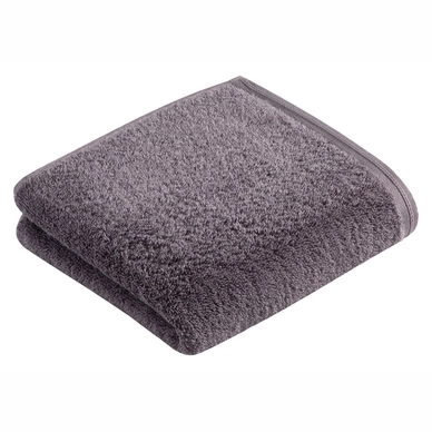 Hand Towel Vossen Vegan Life Dark Grey (50 x 100 cm) (Set of 3)