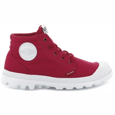 Palladium Blanc Lite Low Cuff Red Salsa