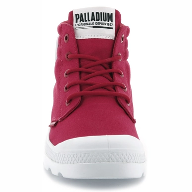 Palladium Blanc Lite Low Cuff Red Salsa