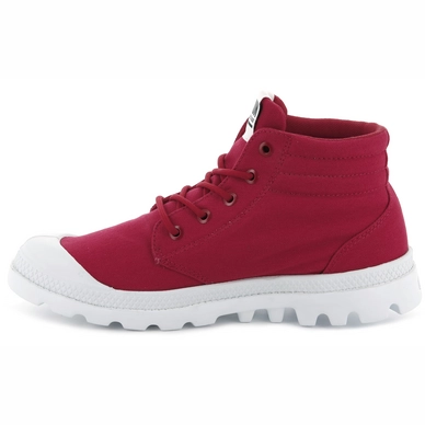 Palladium Blanc Lite Low Cuff Red Salsa