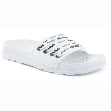 Palladium Women Solea Slide Lace White