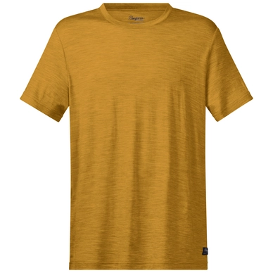 T-Shirt Bergans Oslo Wool Senffarben Herren