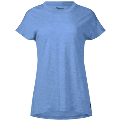 T-Shirt Bergans Oslo Wool Blau Damen