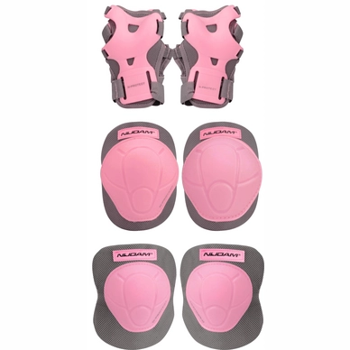 Beschermingsset Nijdam Junior N-Protect Roze Grijs