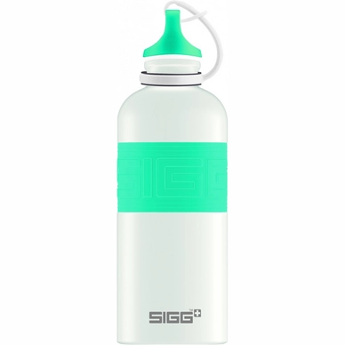 Water Bottle Sigg Cyd Pure 2.0 White Touch 0.6L Aqua