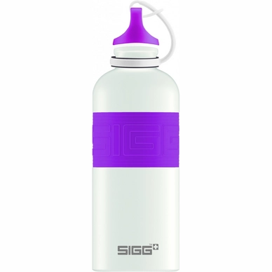 Wasserflasche Sigg Cyd Pure 2.0 WeißTouch 0.6L Berry