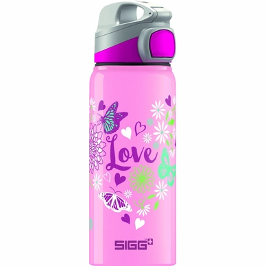 Wasserflasche Sigg Miracle Alu Love 0,6L Pink