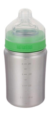Biberon Klean Kanteen 266ml Brushed Stainless