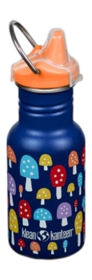 Waterfles Klean Kanteen Kids Classic Narrow 355ml Sippy Cap Mushrooms