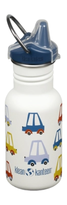 Bouteille d'Eau Klean Kanteen Enfant Classic Narrow 355ml Sippy Cap Cars