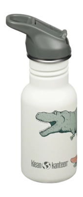 Bouteille d'Eau Klean Kanteen Enfant Classic Narrow 355ml Flip Seal Sport Cap Dino Skate