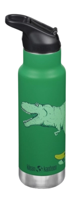Bouteille Isotherme Klean Kanteen Enfant Classic Narrow 355ml Flip Seal Sport Cap Dino Skate