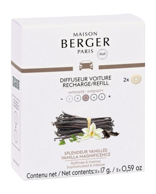 Car Perfume Kit Maison Berger Refill Splendeur Vanillée 2 Pieces