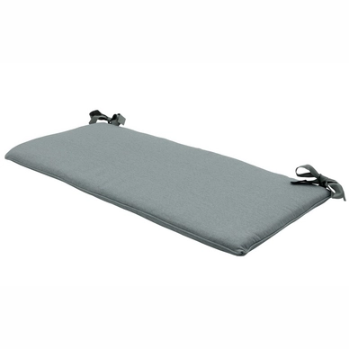 Coussin de Banc Madison Recycled Canvas Silver (140 x 48 cm)