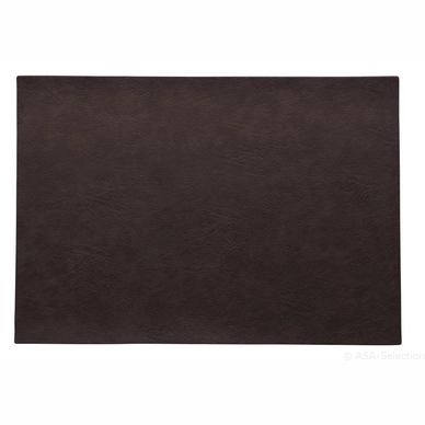 Placemat ASA Selection Vegan Leather Coffee