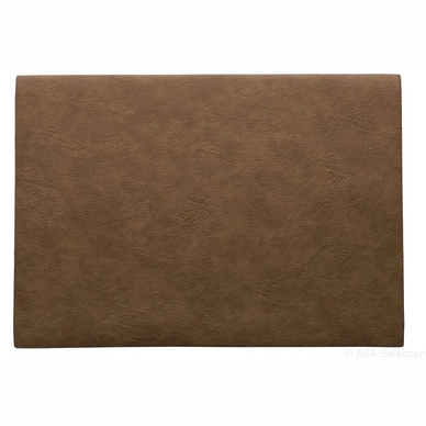 Placemat ASA Selection Vegan Leather PU Toffee