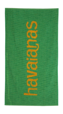 Strandlaken Havaianas Logo Towel Green/Yellow