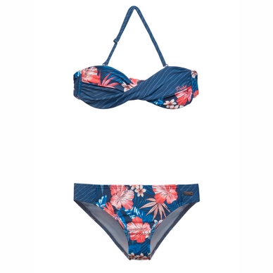 Bikini Protest Girls Flamingo Bandeau Jr Deep Cobalt