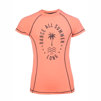 Zwemshirt Protest Girls Twix Rashguard Coral Blaze