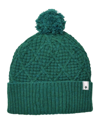Mütze Black Diamond Cable Cuff Pom Beanie Laurel Green