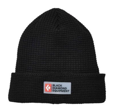 Beanie Black Diamond Double Waffle Beanie Black