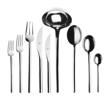 Besteckset Mepra Due Silber (75-delig)