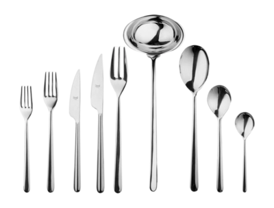 Cutlery Set Mepra Linea Silver (75-Piece)