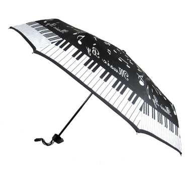 Paraplu Blooming Brollies Clifton Piano Notes Black White