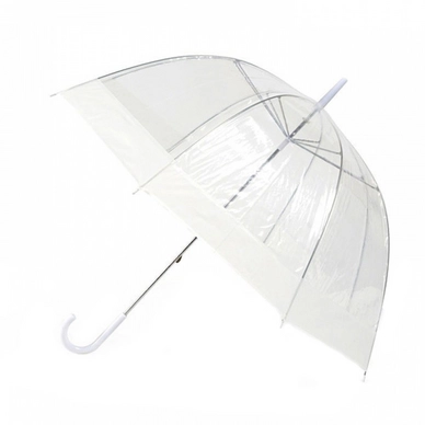 Regenschirm Blooming Brollies Clear Dome White