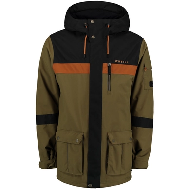 Skijacke O'Neill Bearded Hybrid Dark Olive Herren