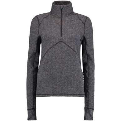 Ski Sweatshirt O'Neill Half Zip Thermal Women Dark Grey Melee