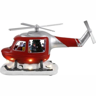 Luville Christmas Helicopter Battery Operated