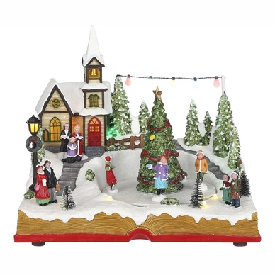 Luville Little Village In Book Battery Operated