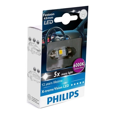 LED Verlichting Philips X-tremeVision 6000K 10,5x43mm