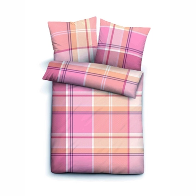 Bettwäsche Biberna Maco-Baumwoll-Single-Jersey Gold/Apricot