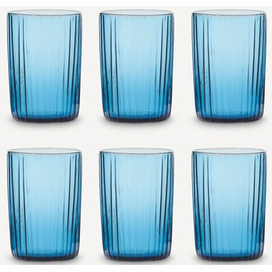 Glass Bitz Kusintha Blue 280 ml (4 Pieces)