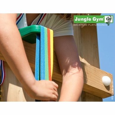 Speelset Jungle Gym Jungle Mansion + Bridge Donkergroen