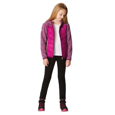 Jas Regatta Kids Kielder Hybrd III Wineberry Camelia