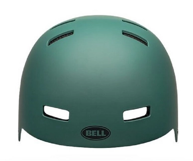 8---bell-local-bmx-skate-helmet-skull-matte-green-black-front