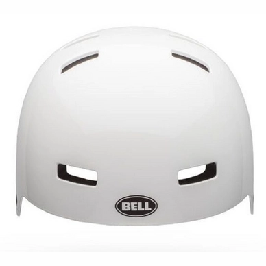 8---bell-span-youth-bmx-skate-helmet-gloss-white-front